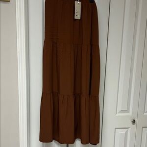 🤎 Brown Maxi Skirt